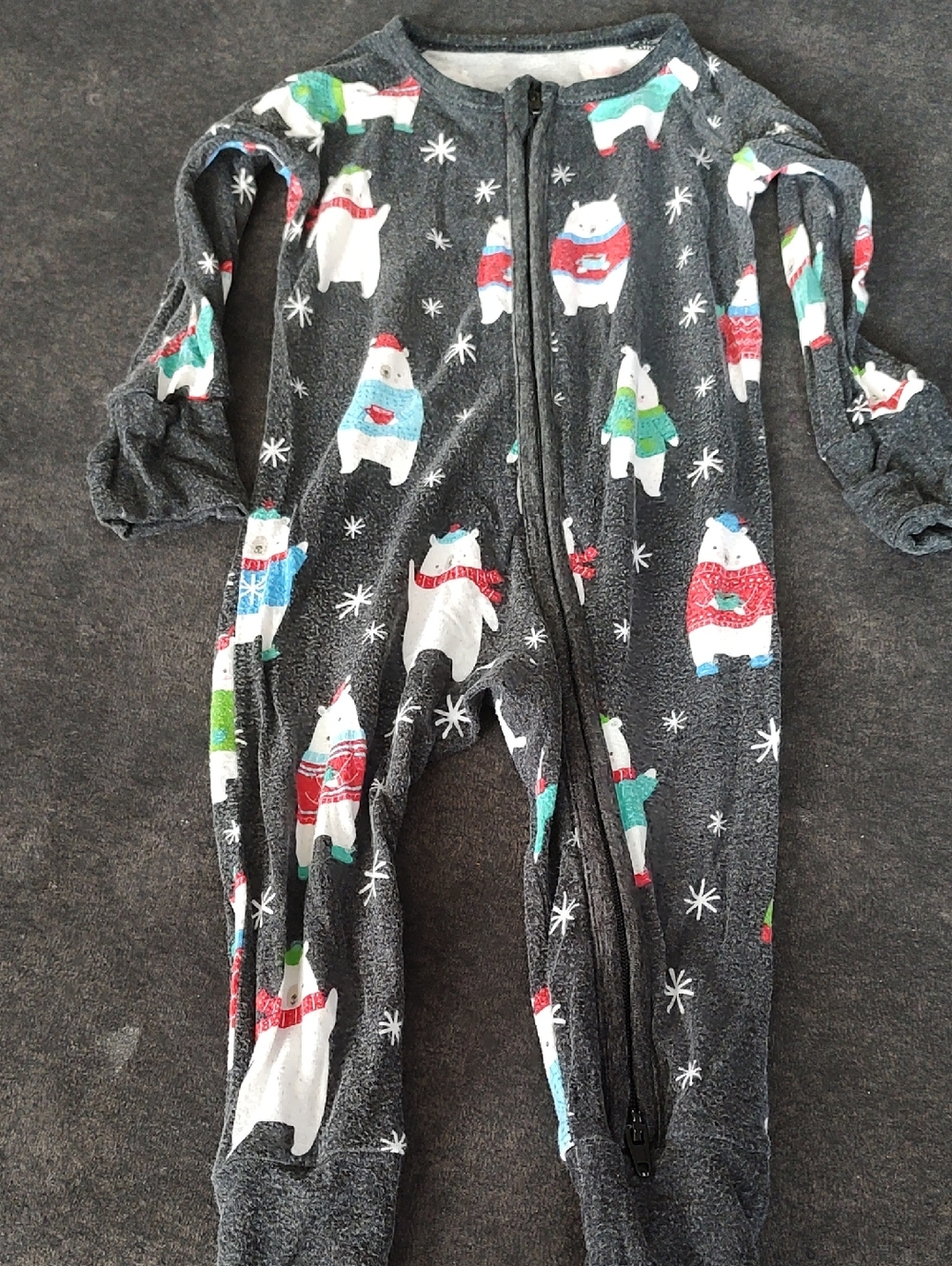 Little Sleepies Cozy Polar Bear Zippy
